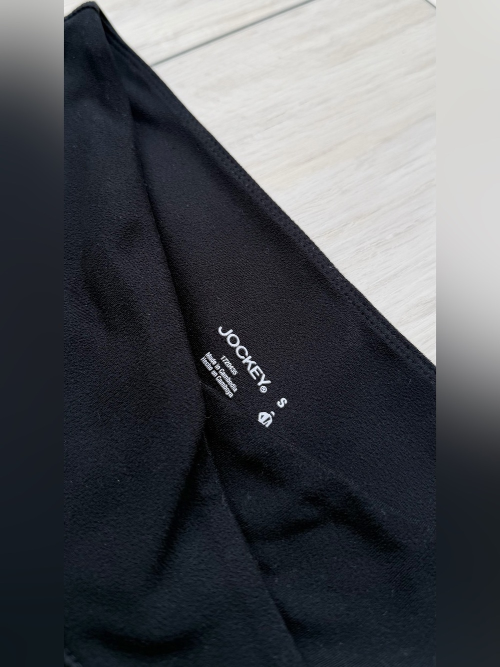 Jockey Black Wide Leg Crossover Yoga Pant Pockets Breathable Stretch Small Reg - Picture 3 of 10